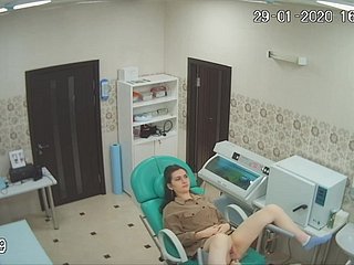 Spionage voor dames in de gynaecoloog kantoor not later than verborgen cam