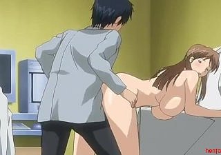 Hot Curvaceous Scene - attraente anime slattern dà la sua verginità