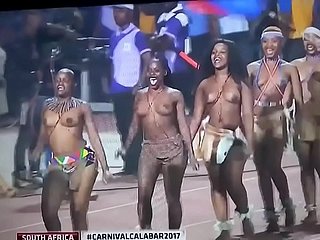 South African Cultural Dance at one's fingertips Calabar Carnival 2017