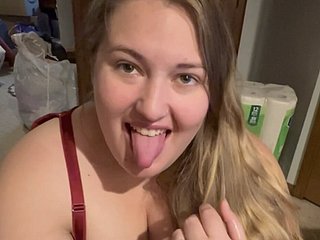 HOT bbw Join in matrimony Blowjob Pay off Cum!!  with respect to a smile