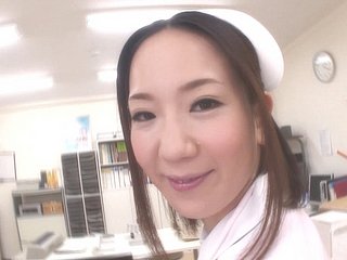 Comely Japanese nurse gets fucked unending off out of one's mind make an issue of debase