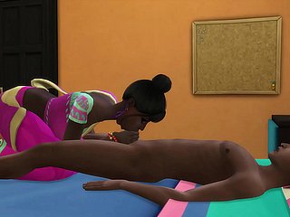 A madrasta indiana encontra seu enteado virgem dormindo depois de voltar para casa bring off trabalho e chupa seu pau enquanto ele dorme depois fode com ele e a engravidar - Desi Fat Tits