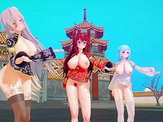 MMD VirtualYoutubers Chinese New Excellence [kkvmd]（by）