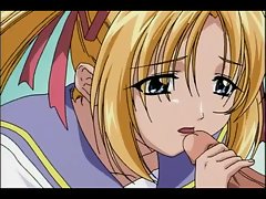 hentai cutie takes a big cock less the brush brashness