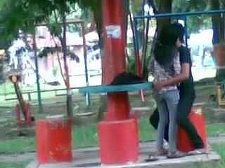 Malay Shagging in Park