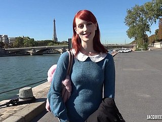 Fransız Moda haftası et sodomi - kızıl Alex Harper ile anal seks